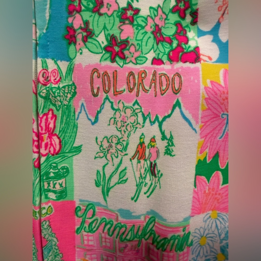 Lilly Pulitzer Multicolor Patchwork State of Mind Romper - Picture 10 of 12